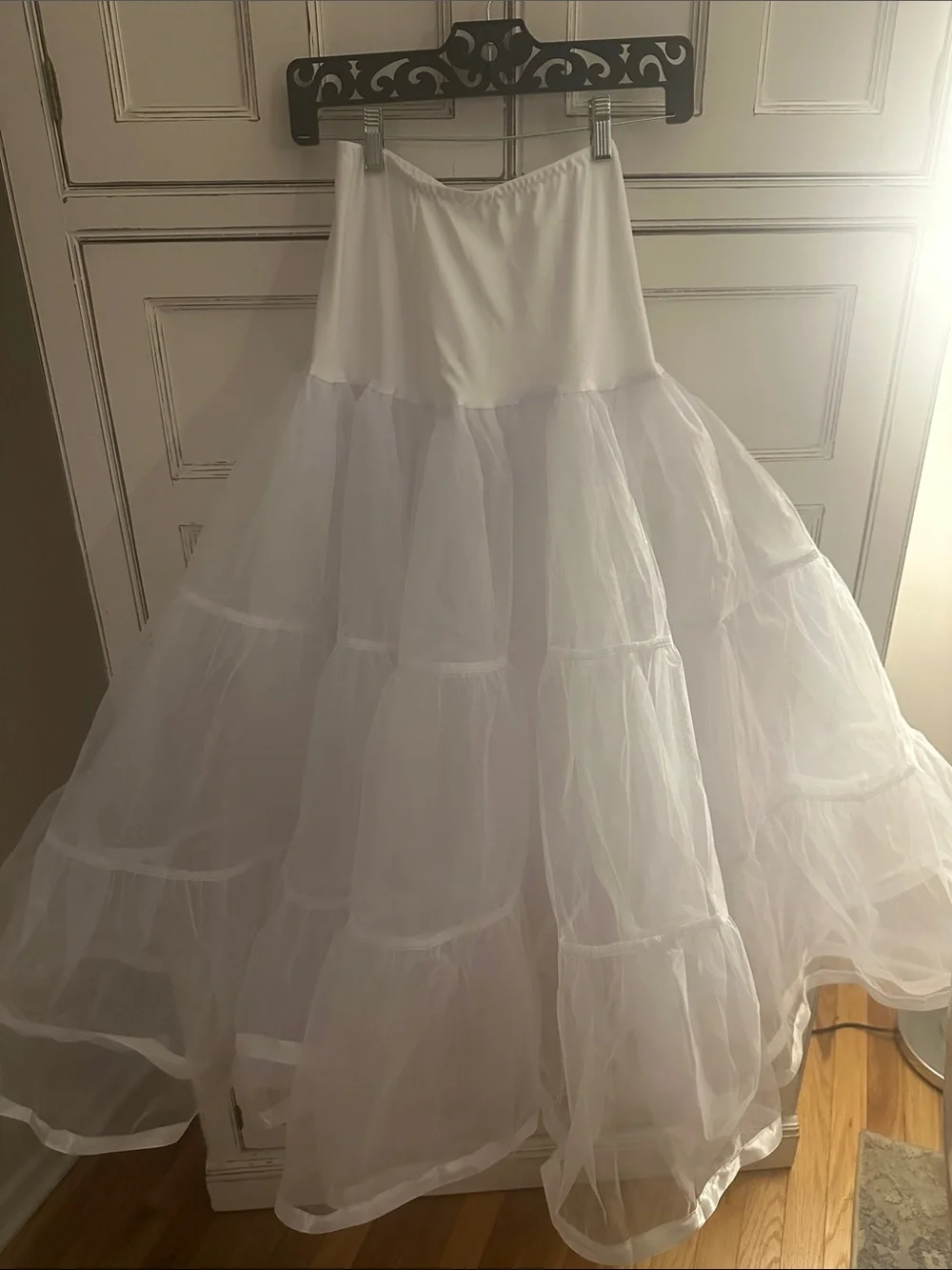 White Layered Bridal Crinoline Petticoat - Picture 1 of 3